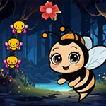 Baby Bee Reaches Hive