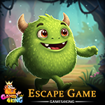 Bouncy Green Monster Escape