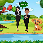Business Girls Escaped Jungle