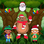Children Escaped Christmas Jungle