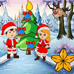 Children Waiting To Receive Gift