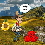 Cowboy Discovers Fortune Pot
