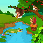 Crocodile Surrounding The Turkey
