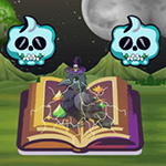 Crow Imprisoned In Magical Book