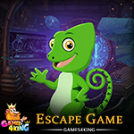 Cute Baby Chameleon Escape