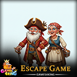 Cute Old Pirate Couple Escape