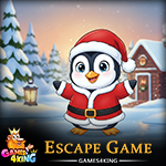 Cute Santa Penguin Escape