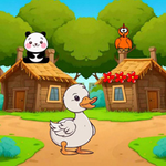 Duck Wish To Eat Fish