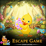 Duck With Colorful Egg Escape