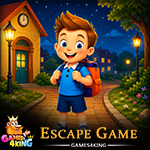 Energetic School Boy Escape