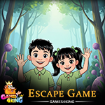 Energetic Twin Kids Escape