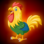Escape The Clever Rooster In Cage
