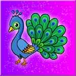 Escape The Peacock From The Cage