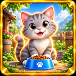 Feed The Cat And Make It Happy