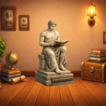 Find Reading Statue Milo