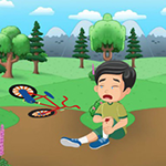 First Aid The Injured Boy