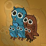 Forest Owl Family Escape