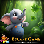 Friendly Baby Elephant Escape