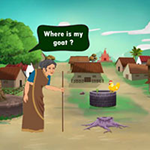 Grandma Searching Her Goat