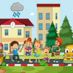 Happy School Kids Escape