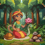 Help Snake Girl Collects Gems