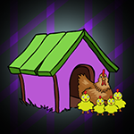 Hen Family Rescue From Small Purple House