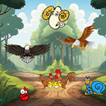 Hen Family Trapped To Eagles