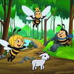 Honeybees Visit Their Friend Party