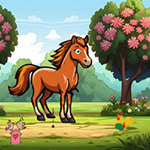 Horse Pursues His Beloved
