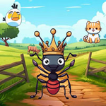 King Ant Frees Prison Queen