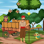 Locate The Farmer Cart Bull
