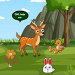 Mom Deer Searching Infant