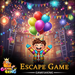 New Year Balloon Boy Escape
