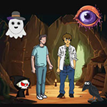 Pals Flee Perilous Cave