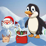 Penguin Fled Christmas Land