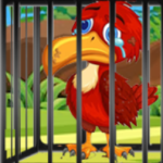Red Parrot Cage Escape