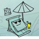 Relaxing Escape Find Comfy Deckchair
