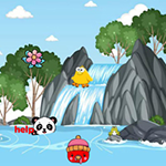 Rescue River Fall Down Panda
