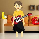 Riya Goes To Guitar Class