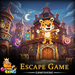 Smiling Circus Tiger Escape