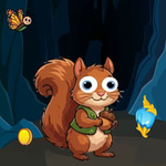 Squirrel Fled The Danger Cave