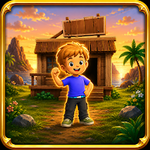 The Boy Escapes From The Wooden Room