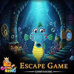 Tiny Ocean Seahorse Escape