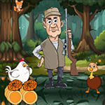 Trapper Hunting The Turkey