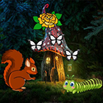 Worm Finds Trapped Buddy